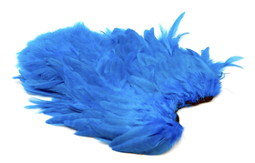 White Dyed Kingfisher blue 